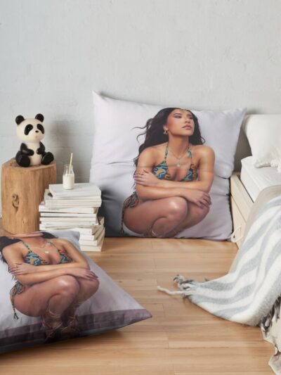 Becky G Throw Pillow Official Becky G Merch