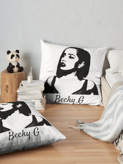 Becky G Throw Pillow Official Becky G Merch