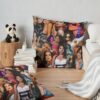 Becky G Collage Throw Pillow Official Becky G Merch