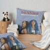 Mamiii Becky G Karol G Album Cover Throw Pillow Official Becky G Merch