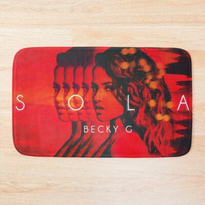 Sola Becky Singer G Tour 2020 Buldes Bath Mat Official Becky G Merch